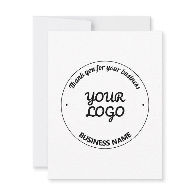 Your Logo with Editable Thank You & Business Name