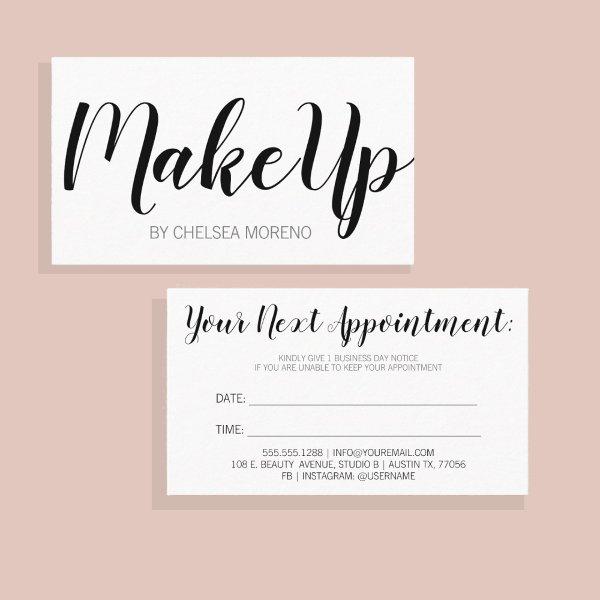 Your next appointment - Reminder Bold Minimalist