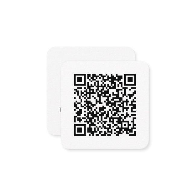Your Personal QR Code Linked to Your URL Square Bu Square