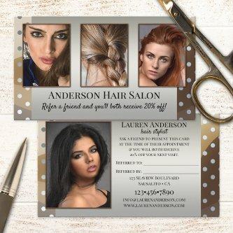 Your Photos Showcase Hair Stylist Referral