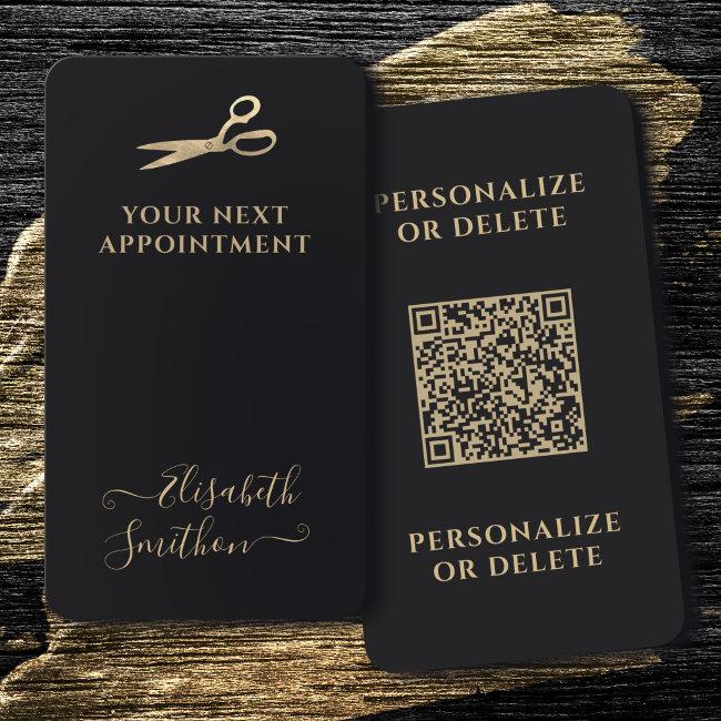 Your QR Code Luxury Hair Stylist Next Appointment
