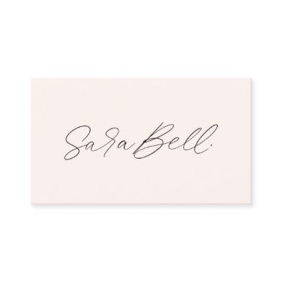 Your Signature | Custom Handwritten Blush Pink