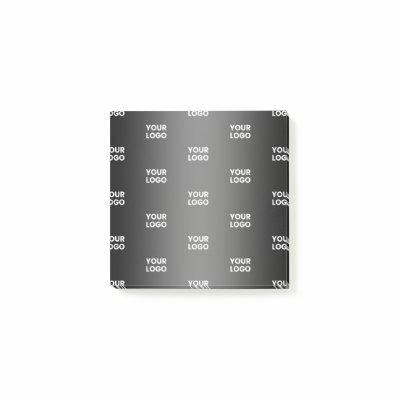 Your Simple Repeating Logo | Black & Grey Gradient Post-it Notes