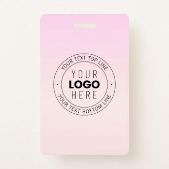 Your Uploaded Logo | Editable Circular Text  Badge