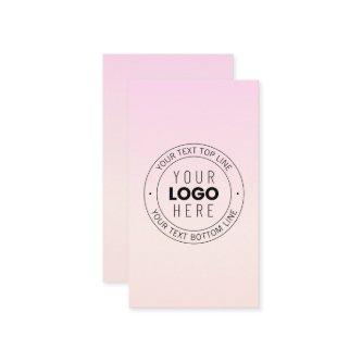 Your Uploaded Logo | Editable Circular Text  Enclosure Card