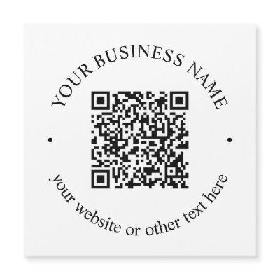 Your Uploaded QR code Plus Editable Circular Text