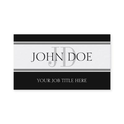 YourJobTitle! Stripes White