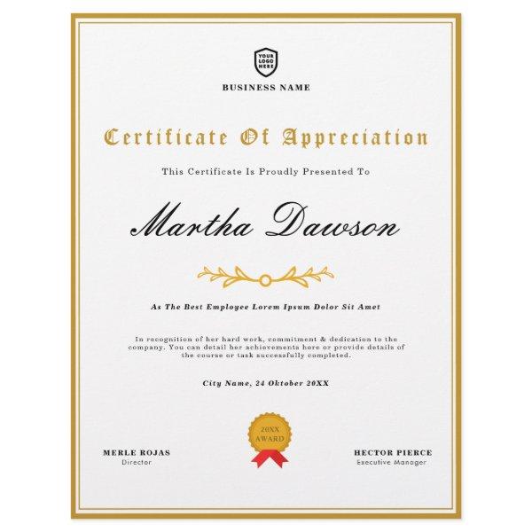 YourLogo Business | Multipurpose Certificate Award