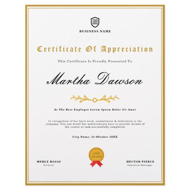 YourLogo Business | Multipurpose Certificate Award