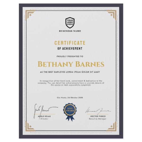 YourLogo Business | Multipurpose Certificate Award