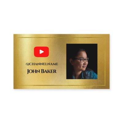 YOUTUBE Channel Advertisement QR Code Photo