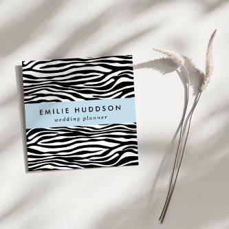Zebra Print, Zebra Stripes, Black And White Square