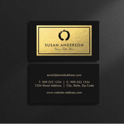 Zen Circle - Faux Gold Foil