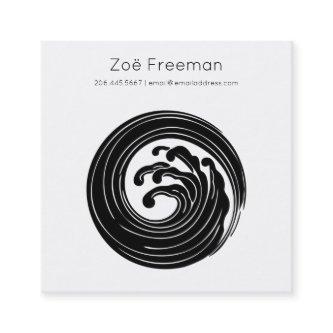 Zen |  Japanese Wave | Minimal Calling Card