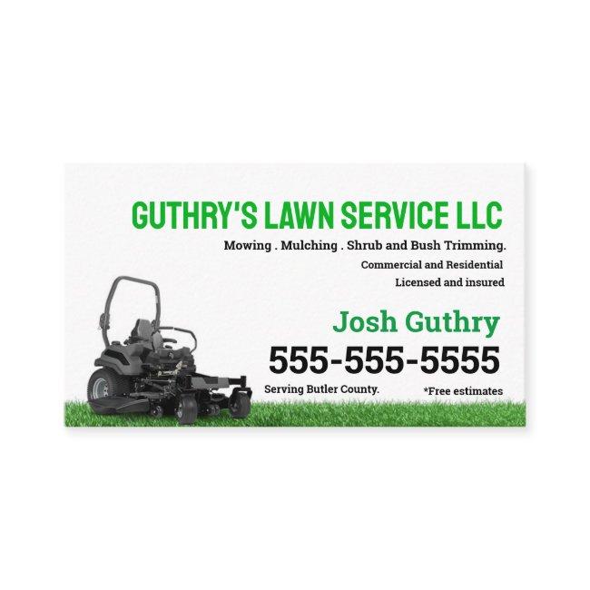 Zero Turn Lawn Care