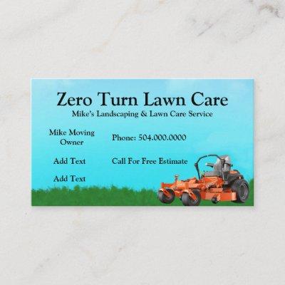 Zero Turn Lawn Care Service