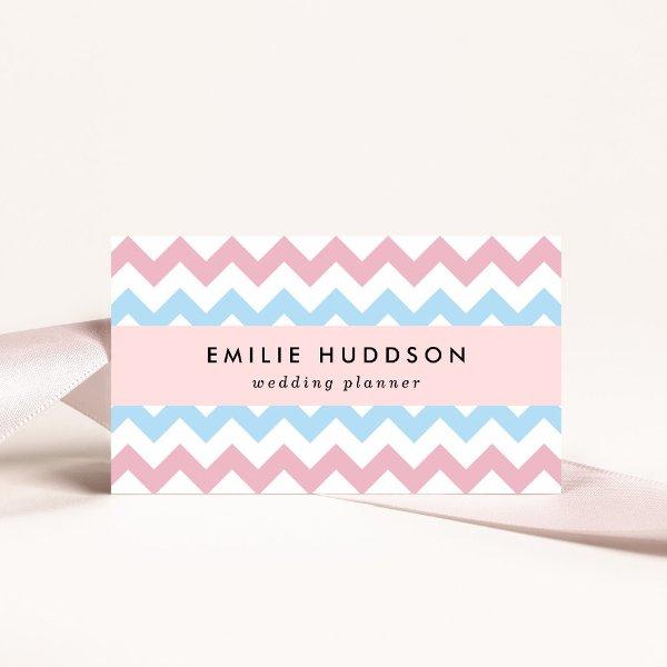 Zigzag Pattern, Chevron Pattern, Blue, Pink
