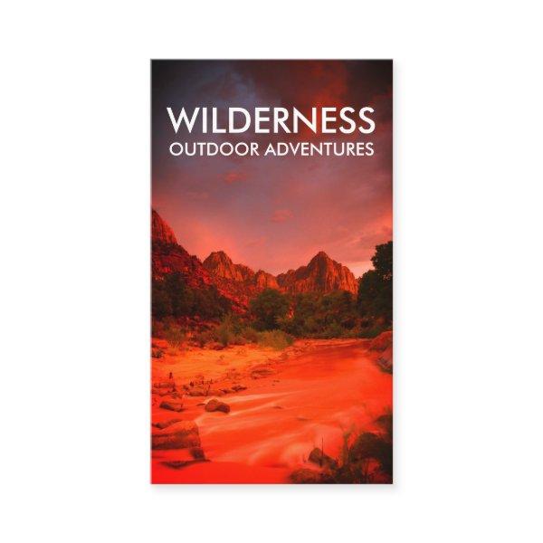 Zion Red Rock Cliffs Wilderness Adventure Guide