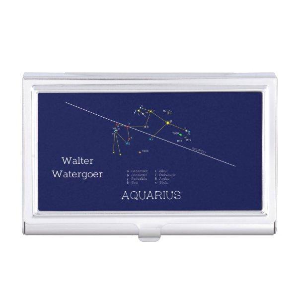 Zodiac Constellation Aquarius  Case