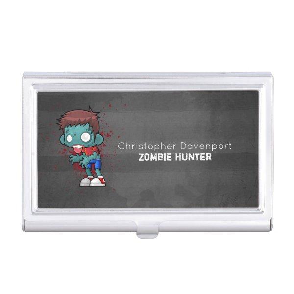Zombie Hunter with Blood Splatter Creepy Cool  Case