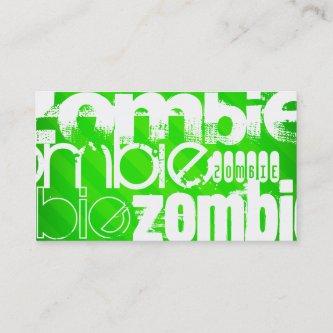 Zombie; Neon Green Stripes
