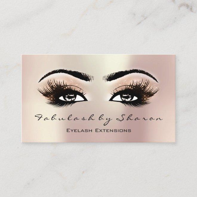 Makeup Artist Eyebrow Lashes Extension Rose Gold
