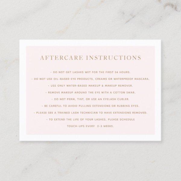 Simple Pink  AfterCare for Lash Extensions Spa